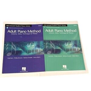 Hal Leonard Adult Piano Method: Books 1 & 2 Lessons, Solos, Technique & Theory